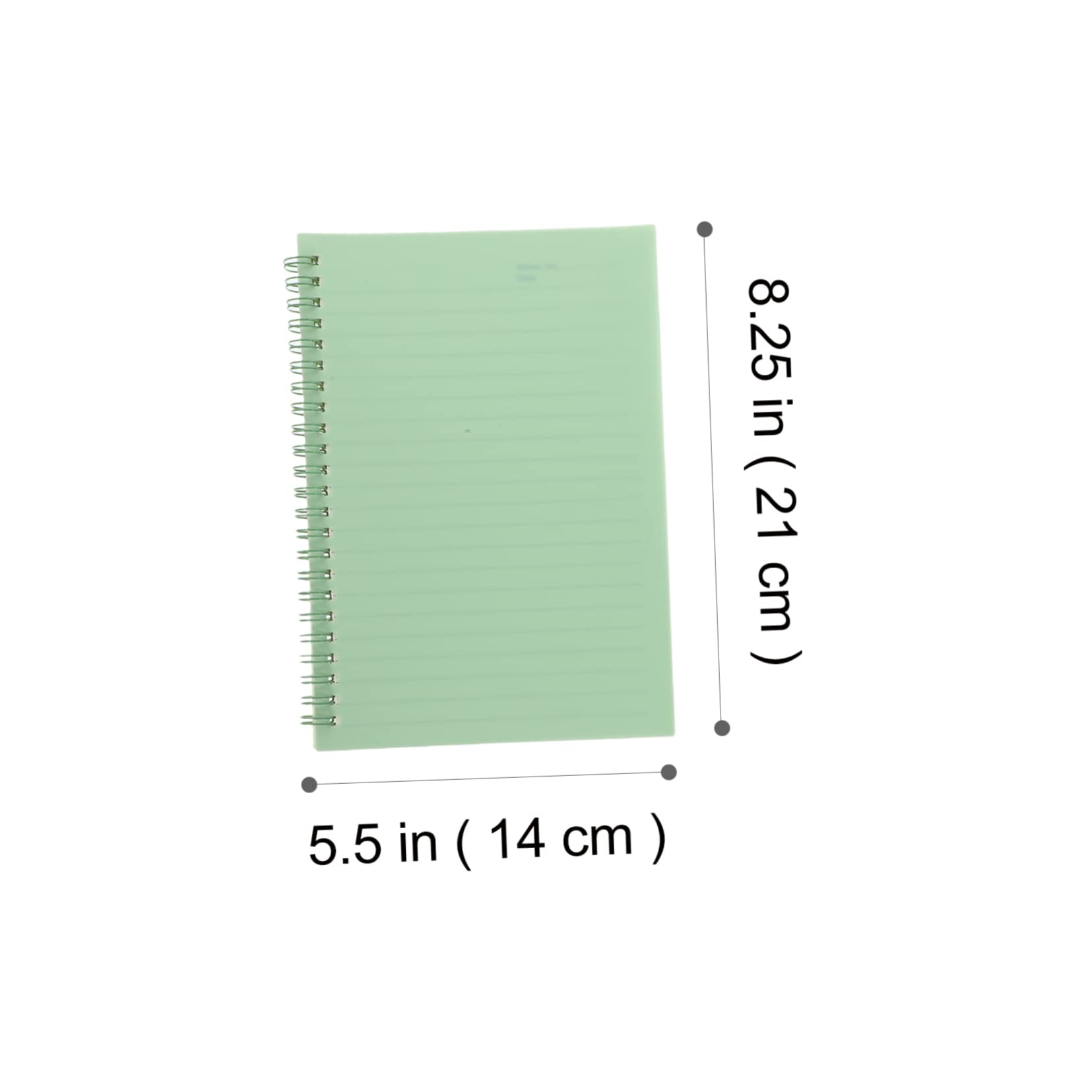 Operitacx 4 Stück-pack Vintage Spiralblock Notizbuch im Klassischen Minimalistischen Design aus Papier und Pp für Schulanfang Party und Persönliches Notieren