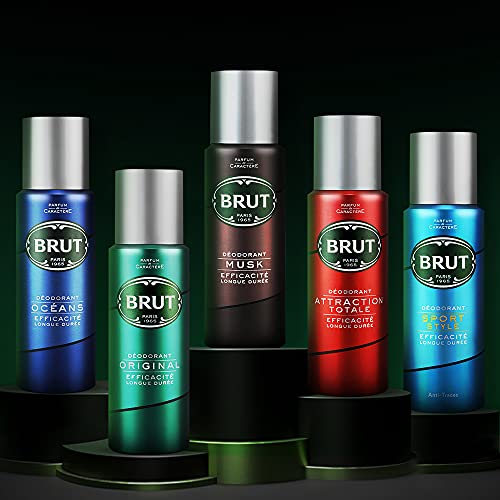 Brut Original Men Deodorant Spray, 200ml (Pack of 6)