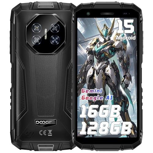 DOOGEE Fire 3 Pro Rugged Smartphone Android 15, 16GB+128GB/2TB Telefono