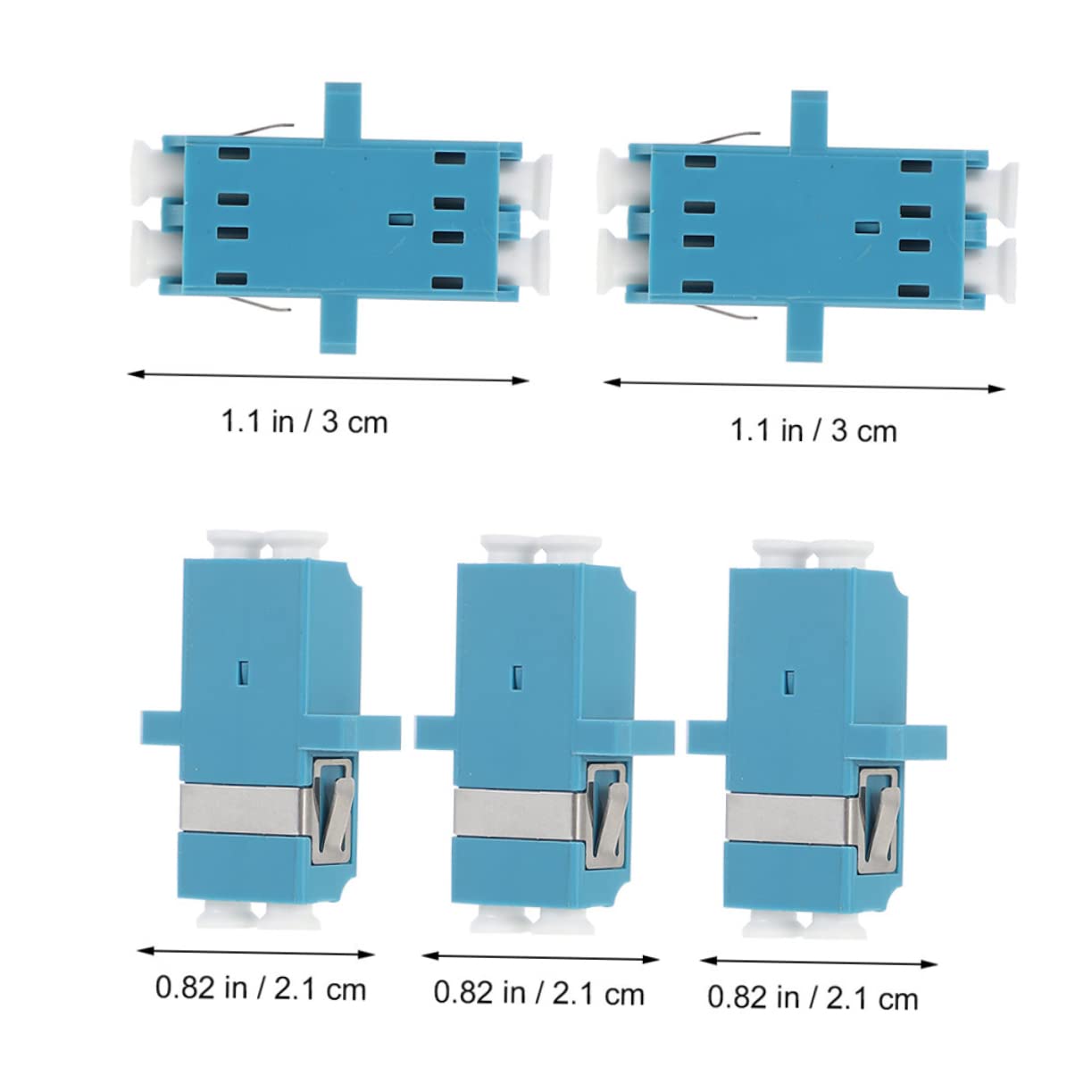 Gadpiparty 60stücke Pack Glasfaseradapter Für Netzwerkverbindungen Präzise -koppler Mit Geringer Einfügedämpfung Und Hoher Stabilität Für Catv-systeme Und Zuverlässige
