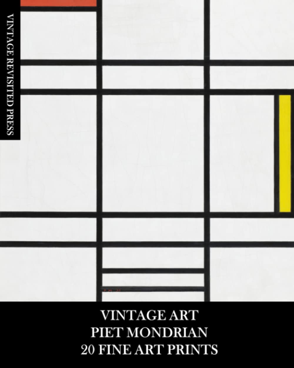 Vintage Art: Piet Mondrian: 20 Fine Art Prints: Abstractionism Ephemera for Framing, Decoupage, Collages and Junk Journals