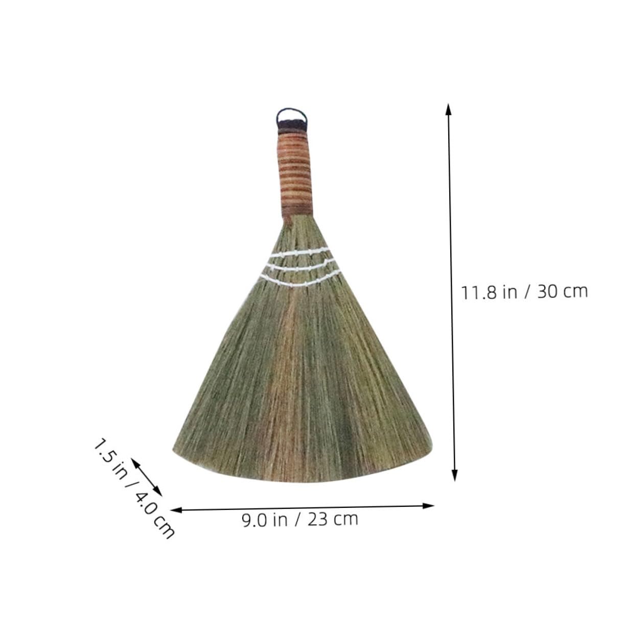 Unomor Unique Appearance Wood Desktop Broom Short Handle Cleaning Brush for Office and Home Use
