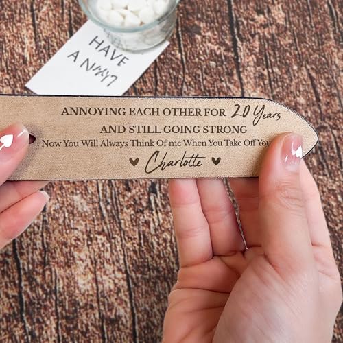 Annoying Each Other for Many Years, Funny Leather Belt for Husband, Custom Men's Engraved Leather Belt, Funny Gift for Husband on Christmas, Husband Gifts from Wife, Belt for Groom Men4