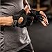 Harbinger Women's Power Weightlifting Gloves with StretchBack Mesh and Leather Palm (Pair) (2017 Model), Large, Black, Model: 15430