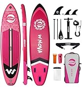 WNOVA Extra Wide Inflatable Paddle Board, 11' x 34" x 6" Stand Up Paddle Board for Adults, SUP Ac...
