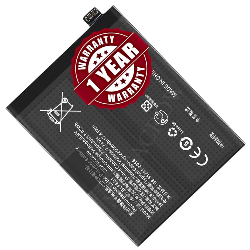 Image of Original BLP801 Battery Compatible with OnePlus 9R (LE2100, LE2101) - (4500mAh) - 1 Year Warranty BC450