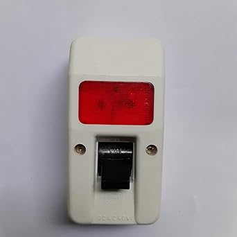 J K Sales (Electrical) DP Switch 32A with Indicator Heavy Duty Parts | 240V AC (2)