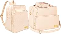 Kit Mochila e Bolsa Maternidade Ursinho Dourado Dulini Baby