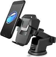 Suporte Celular Para Carro Veicular GPS Universal Smartphone Ventosa Gruda Painel Carro Trava Automática Anti Queda Waze Uber