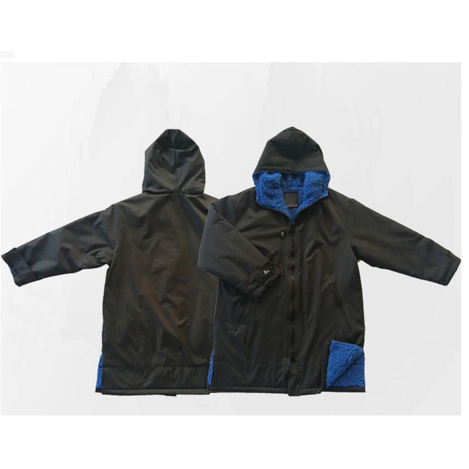 perfk Parka Jacket Poncho Coat con Cappuccio per Bambini Che Cambia Accappatoio per Piscina