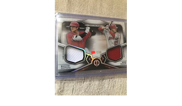 150枚 限定 大谷 トラウト 実使用ジャージ シリアルナンバー付 150枚 限定 大谷 トラウト 実使用ジャージ シリアルナンバー付