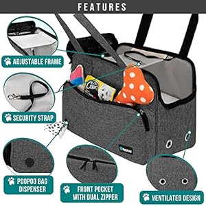 PetAmi-Small-Dog-Purse-Carrier-Soft-Sided-Pet-Carrier-Bag-with-Pockets-Portable-Puppy-Cat-Travel-Handbag-Tote-Airline-Approved-Breathable-Mesh-Poop-Bag-Dispenser-Sherpa-Bed-Max-18-lbs-Dark-Gray - Cucciolini Doodles   PetAmi-Small-Dog-Purse-Carrier-Soft-Sided-Pet-Carrier-Bag-with-Pockets-Portable-Puppy-Cat-Travel-Handbag-Tote-Airline-Approved-Breathable-Mesh-Poop-Bag-Dispenser-Sherpa-Bed-Max-18-lbs-Dark-Gray