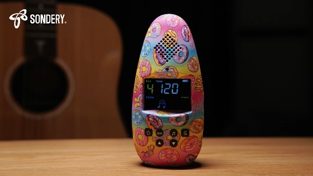 メトロノーム グッズ Amazon | Sondery メトロノーム 充電式 かわいいドーナツルック