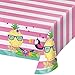 Creative Converting Pineapple and friends Tablecover, 102â€, Multicolor
