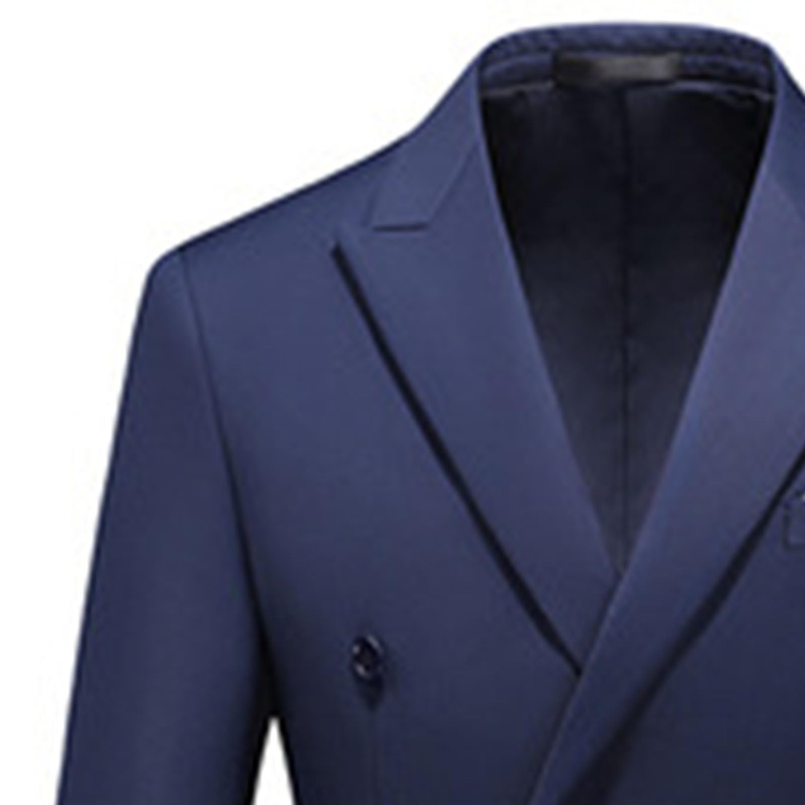 Costume Homme 2 pièces Slim Fit Smoking Blazer Croisé à Deux Boutons Men Suits 2 Piece pour Mariage Business Fête Confort Blazer Chic et Elegant Veste et Pantalon Grande Taille Costumes Et Vestes
