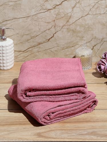 Image of MOCA by Monte Carlo Cotton 380 GSM Bath Towel (140 x 70 CM) - Peach