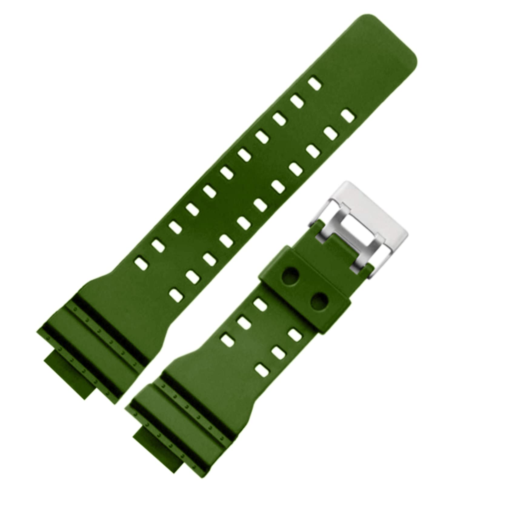 RAYYN CASO1 16MM Resin Watch Strap // Compatible With CASIO G-SHOCK GD-120/ GA-100/ GA-110/ GA-100C & Other Watches (Green) (B0CQD7R6J4) Amazon Price History, Amazon Price Tracker