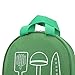 Camp Kitchen Organizer, Camping Travel Cooking Utensils Organizer Travel Bag, Outdoor Cookware Storage Bag for Beach Park Picnic BBQs(Green)