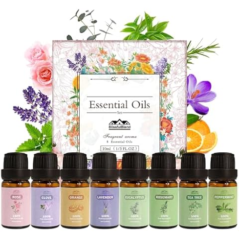 BlissfulBlend 8 Pack Essential Oil Set Cover