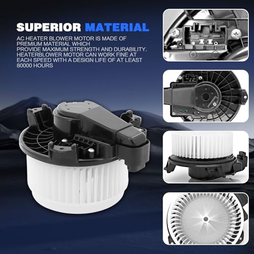 Image of 700249 Blower Motor with Fan Cage for Toyota Corolla with Automatic 2009-2019, for Prius 2010-2015, 2017-2018 Toyota Corolla iM, for 2016 Scion iM, 06-18 RAV4, 12-17 Prius V 1.8L (with 3 Pins)