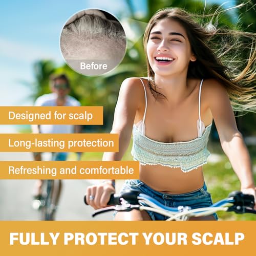 Scalp Sunscreen Spray, Hair Sunscreen Spray SPF 30 for Color Fade & Dryness, Prevent Harmful UV Rays, Scalp Not Greasy & More Comfortable, 120ML - Image 4