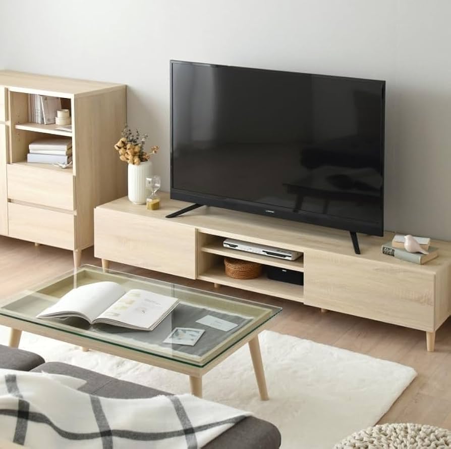 幅180 ローボード テレビボード 65インチ 木製 北欧 リビング 高さ30 Amazon|テレビ台 ローボード テレビボード 65インチ対応