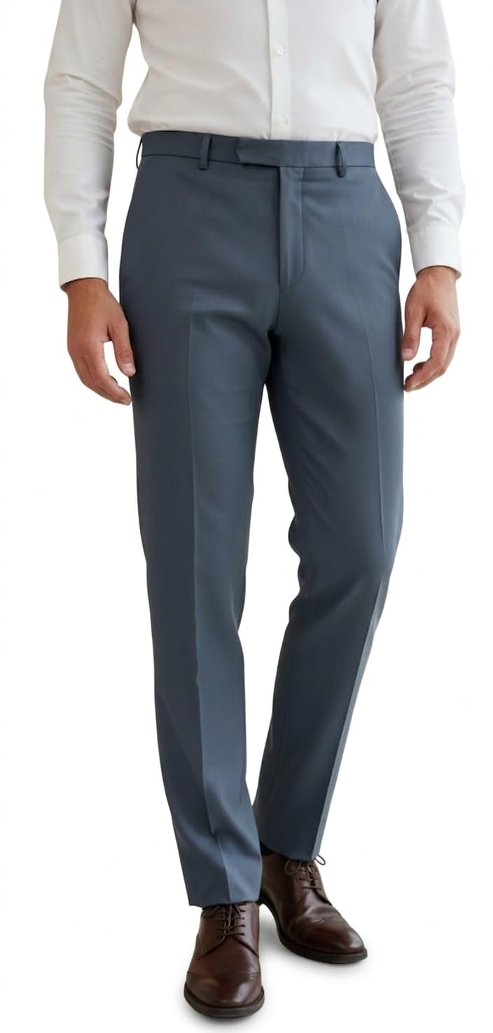 tatvivah Men’s Premium Slim Fit Formal Trousers with Stretchable Fabric – Elegant, Comfortable & Durable Office Wear Pants for Men | Perfect for Business Meetings-picture-50