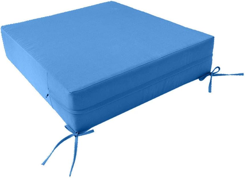 Prolinemax | Cover ONLY | Knife Edge Outdoor Deep Seat Cushion 26x30x6, Water Repellent, Patio Furniture Patio Cushion Slipcovers Replacement Seat Cushion Covers AD102