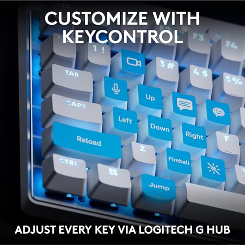 Image of Logitech G PRO X TKL Rapid (Tenkeyless) Wired Gaming Keyboard: Magnetic Analog Switches with Rapid Trigger, Lightsync RGB, Detachable USB-C Cable, Volume Roller & Media Buttons - White