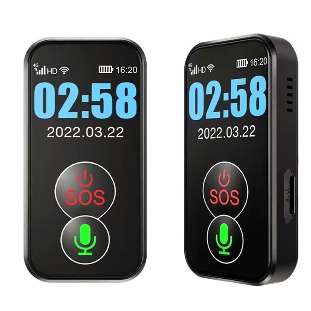 Collana di chiamata di emergenza, dispositivo di posizionamento GPS, chiamate vocali intelligenti 4G, impermeabile, rilevamento di cadute per anziani, demenza, Alzheimer, pazienti autistici
