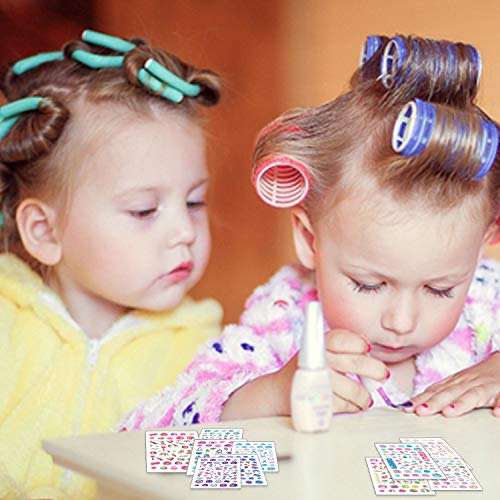 HOWAF 560+ pcs Unicorno Adesivi Unghie 3D Nail