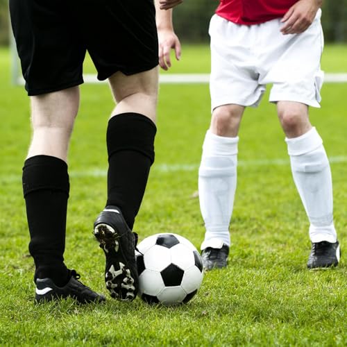 Ultrafun 4 Pairs Soccer Socks Cushioned Knee High Team Sports Football Socks for Men Youth Kids4