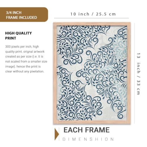 Image of kotart - Aesthetic Decorative Wall Decor Paintings with Frame for Home Decoration - Painting for Living Room Bedroom Office (10x13 inch, I)