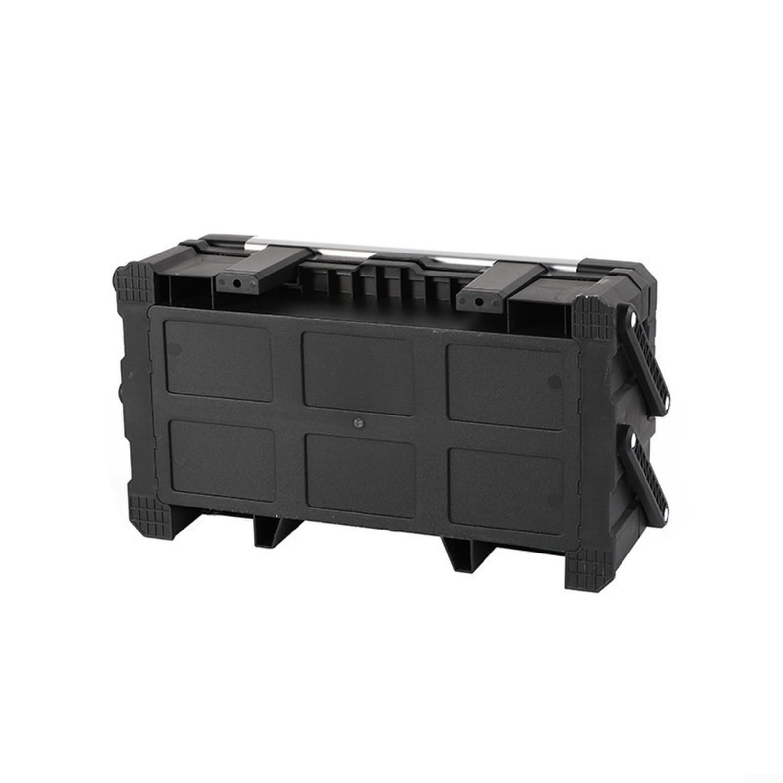 Scatola organizer portaoggetti multi scomparto in plastica PP con fibbia magnetica maniglia in alluminio per casa per officina hardware 46 cm