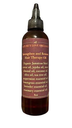 Nature's Love Organics Strengthen & Restore Hair Therapy Oil