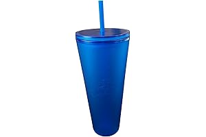 2023 Starbucks Spring Bluebell Soft Touch 24oz Blue Venti Tumbler
