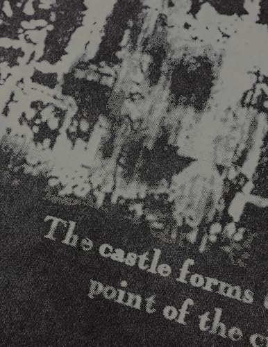 Aelfric Eden Mens T Shirts Castle Graphic Washed Tee Shirt Cotton Short Sleeve Tees Y2k Streetwear Casual 2025 Trendy Tops3