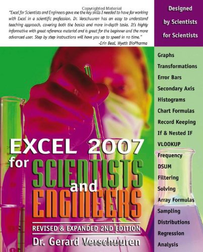 Excel 2007 for Scientists and Engineers
