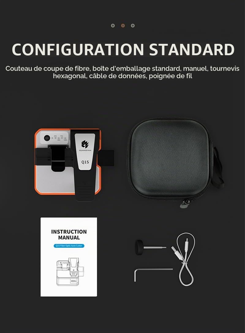 SHX-Q1S-DE Répartiteur de fibre optique, appareil électrique automatique, coupe-câble rechargeable, acier allié, haute précision