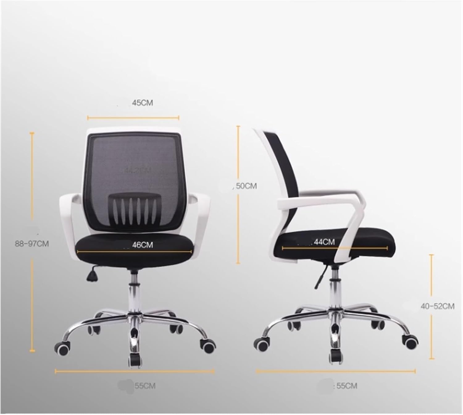 ワークチェア オフィスチェア メッシュバック 回転式オフィス