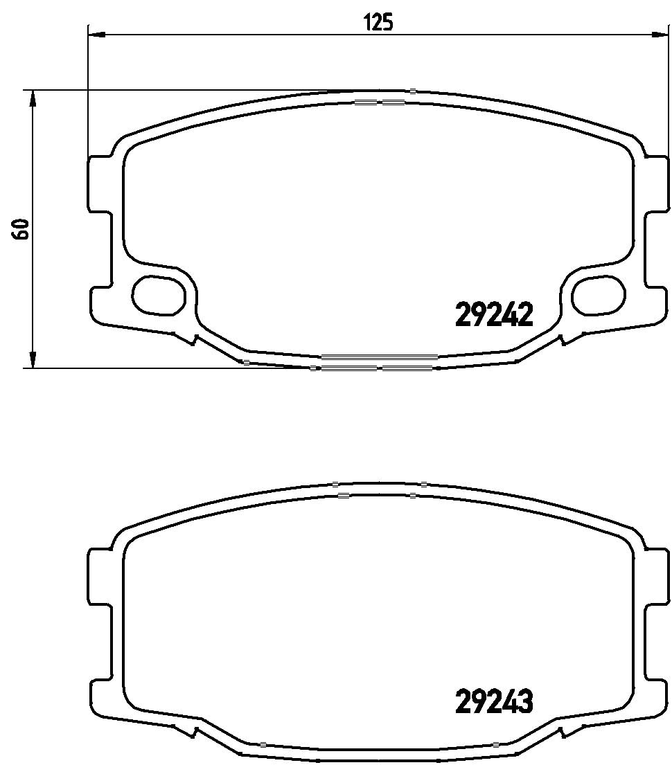 Brembo P 54 035 - Pastiglia Freno - Anteriore e Posteriore