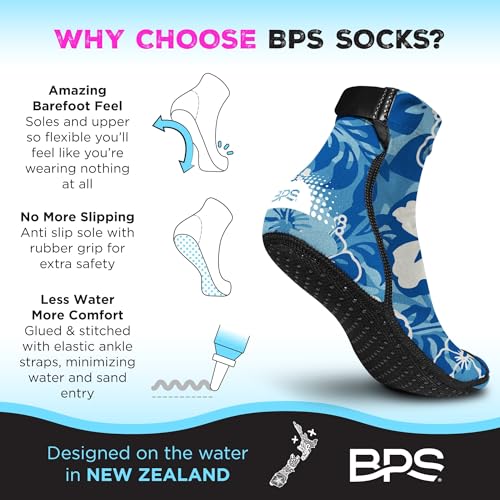 BPS ‘Second Skin’ Beach Volleyball Socks Ultra Flexible Quick Dry Sand Soccer Socks Water Sports Booties for Men Women4