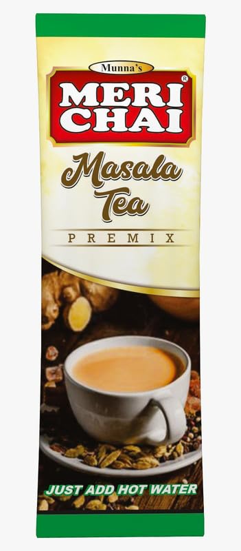Image of Meri Chai Masala Instant Premix Tea Box | Traditional Indian Spiced Tea Premix | Fast & Delicious | Premium Indian Spiced Tea Blend (140 Gm)