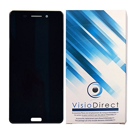 Visiodirect® Ecran Complet pour Nokia 6 Noir 5.5