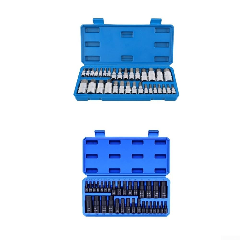 Jeu de 32 Clés Hexagonales Métriques et Pouces Acier pour s2(32-Piece Hex socket)