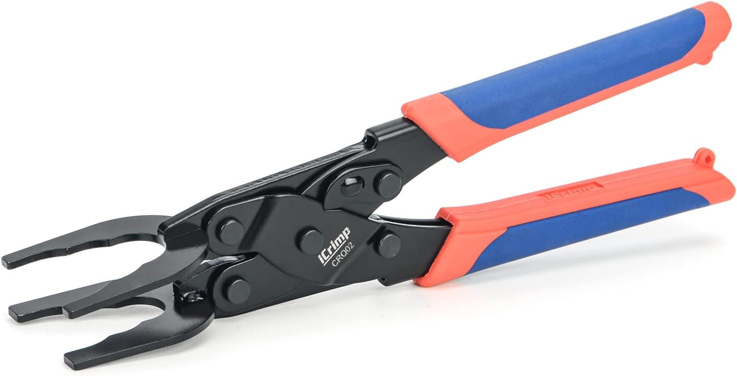 iCrimp Push-Fit Disconnect Tong Tool for Easily Removing Push-to-Connect Fittings(1/2-in, 3/4-in, 1-in), Multi-Sized Removal Tool For Push Fit Fittings