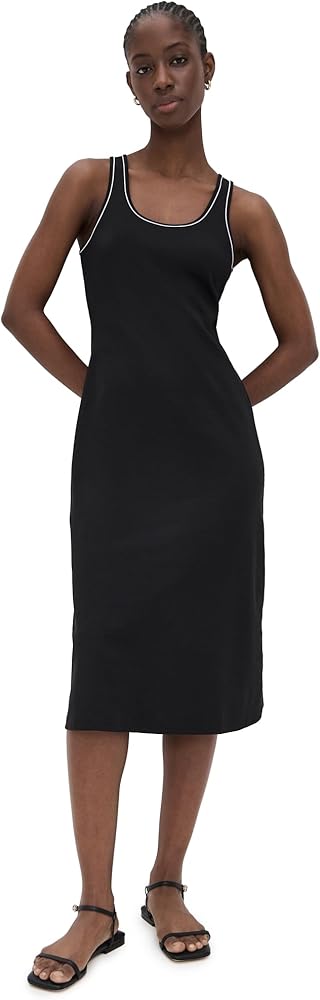 Theory Women's Rib Tank Dress, Black, XXS-XS at Amazon Women's