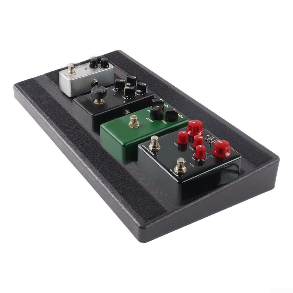 Chitarra Effetto Pedale Board, Effetto Pedalboard Super Light Accessory, 50X25x6cm Nero singolo effetto Consiglio Per