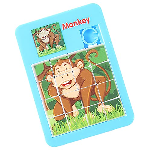 子供向けスライドパズル | 頭の体操のための 16 のスライド パズル - スライドパズル 頭の体操 面白い IQ ゲーム 数字学習 知育玩具 子供用