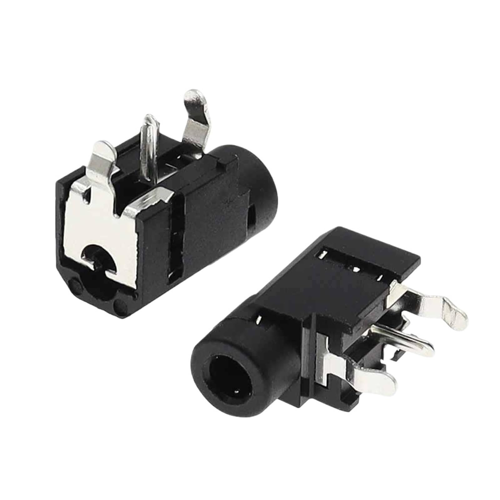 Connecteur stéréo 3.5mm PJ-314A embase Jack femelle PCB double canal à souder - Lot de 10